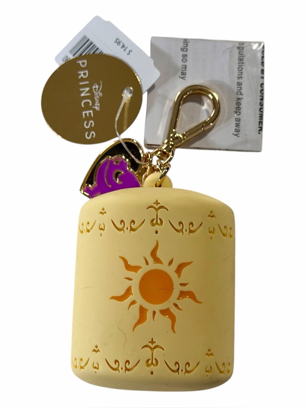 Bath & Body Works NWT Rapunzel Light Up Lantern. Yellow. Sanitizer Not Included.